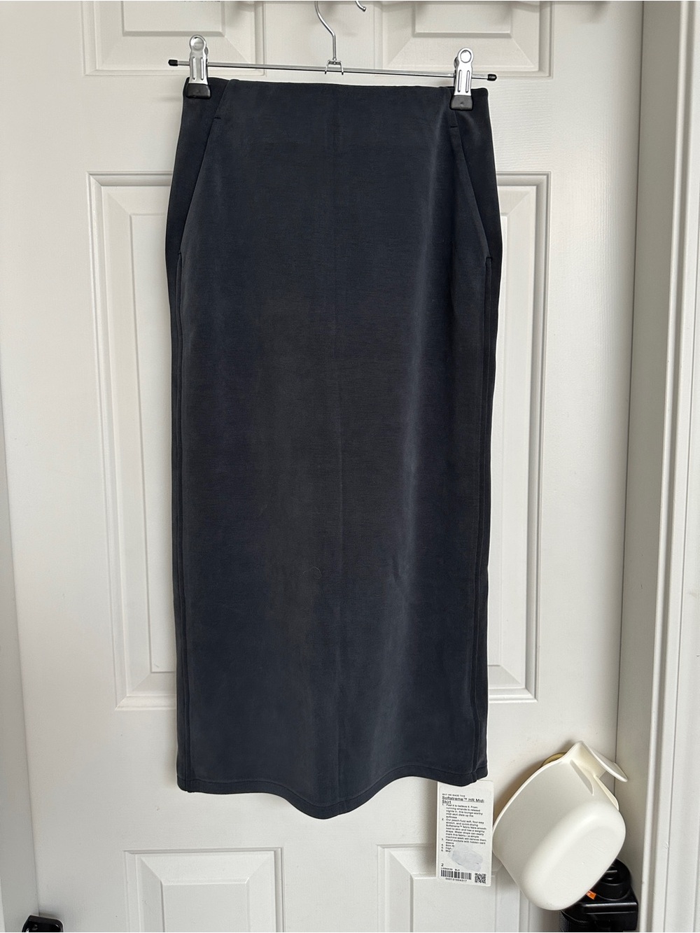 LULULEMON Softstreme High Rise Midi Skirt - Black - 2 - NWT